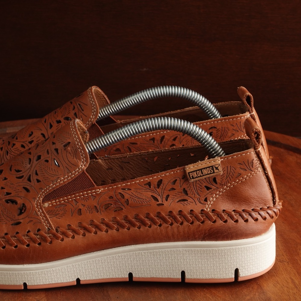 Pikolinos Loafers Womens SZ EU 38 US 7.5-8 Brown Tenerife Slip On Comfort Shoes - Picture 8 of 14
